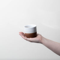 Natural White Hazelnut Espresso Beaker 190ml - BESPOKE77