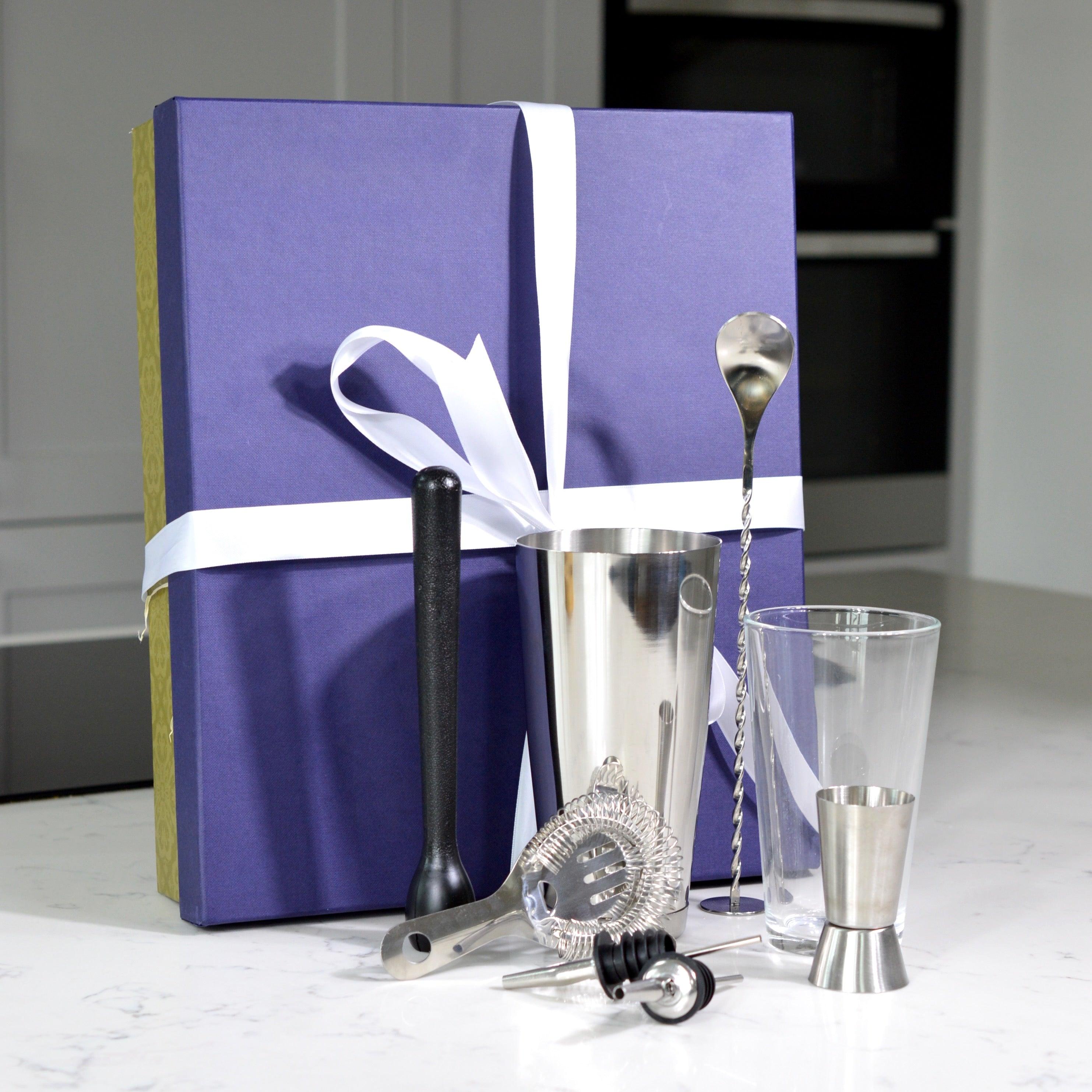 8 Piece Cocktail Kit with Cocktail Recipe Book - BESPOKE77