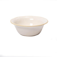Tavs White With Barley Edge 16.5cm Dessert Bowl - BESPOKE77