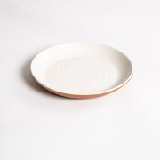 Vanilla Speckled With Hazelnut Base 23cm Swirl Plate - BESPOKE77