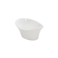 Fresh White Porcelain Calzone/Sauce Dish - BESPOKE77