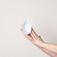 Fresh White Porcelain Calzone/Sauce Dish - BESPOKE77