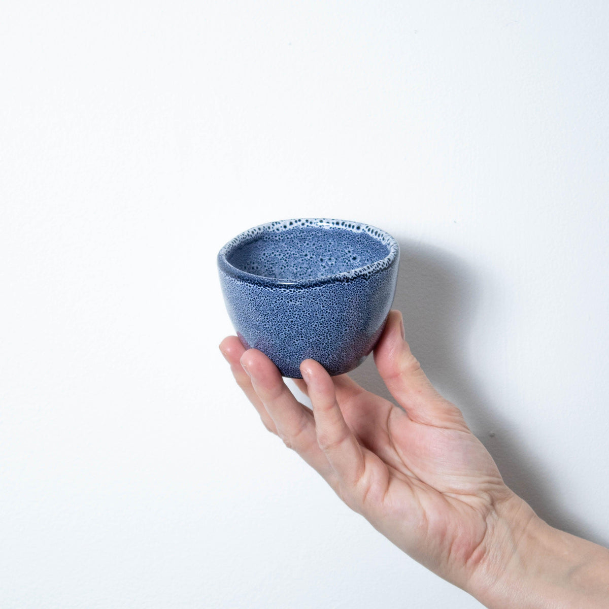 Speckled Sapphire Blue Stoneware 9cm Side Pot - BESPOKE77