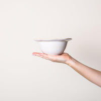 Off White Wonky Stoneware 18cm Soup Bowl - BESPOKE77