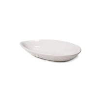 Off White Wonky Stoneware Tear Drop Oval Olive Dish - BESPOKE77