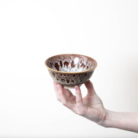 Cinnamon Speckled Side Bowl 13cm Dia x 6.5cm H - BESPOKE77