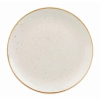 Churchill stonecast round coupe plate barley white 165mm - BESPOKE77