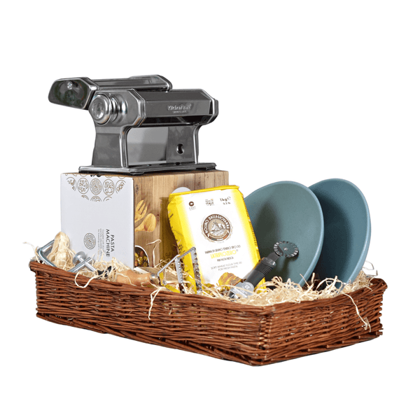 Deluxe Pasta Making Kit - Duck Egg Speckled Stoneware - BESPOKE77