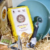 Deluxe Pasta Making Kit - Duck Egg Speckled Stoneware - BESPOKE77