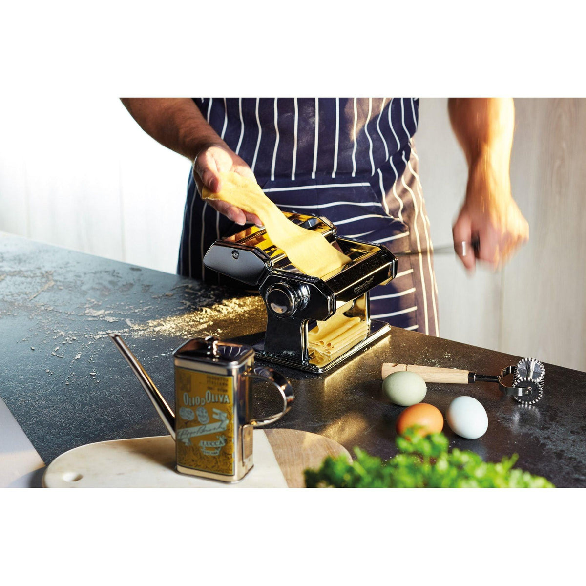 Deluxe Double Cutter Pasta Machine - BESPOKE77