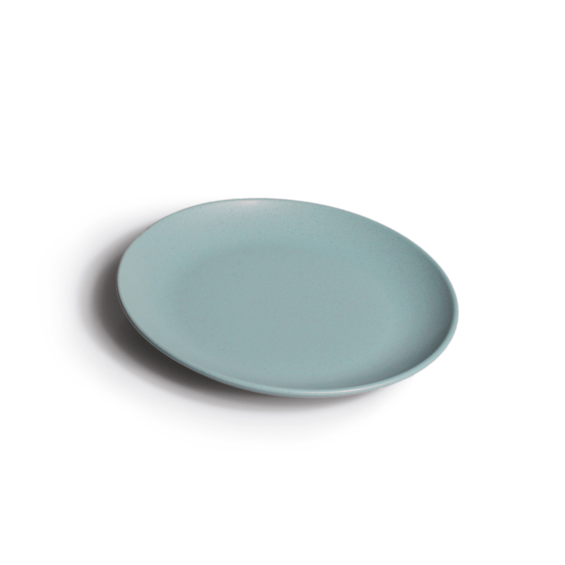 Duck Egg Speckled Stoneware 21.5cm Blue Plate - BESPOKE77