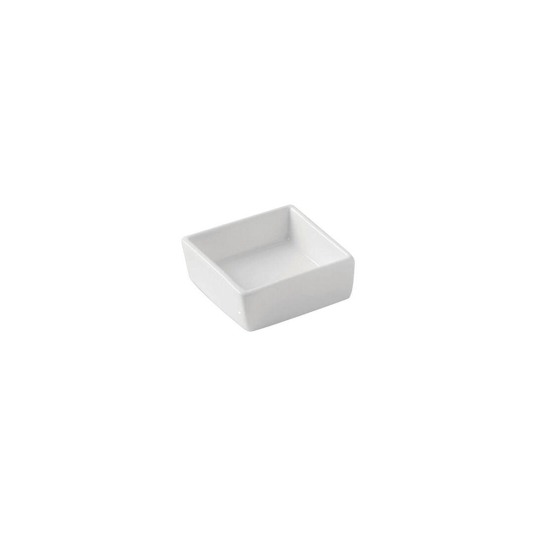 Titan Square White Dish 2.5" (6.6cm) - BESPOKE77