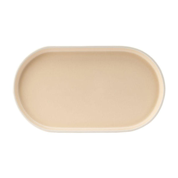 Forma Vanilla Porcelain Platter 31 x 17.5cm - BESPOKE77