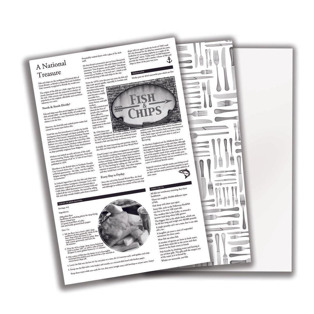 Cutlery Design Greaseproof Paper - BESPOKE77