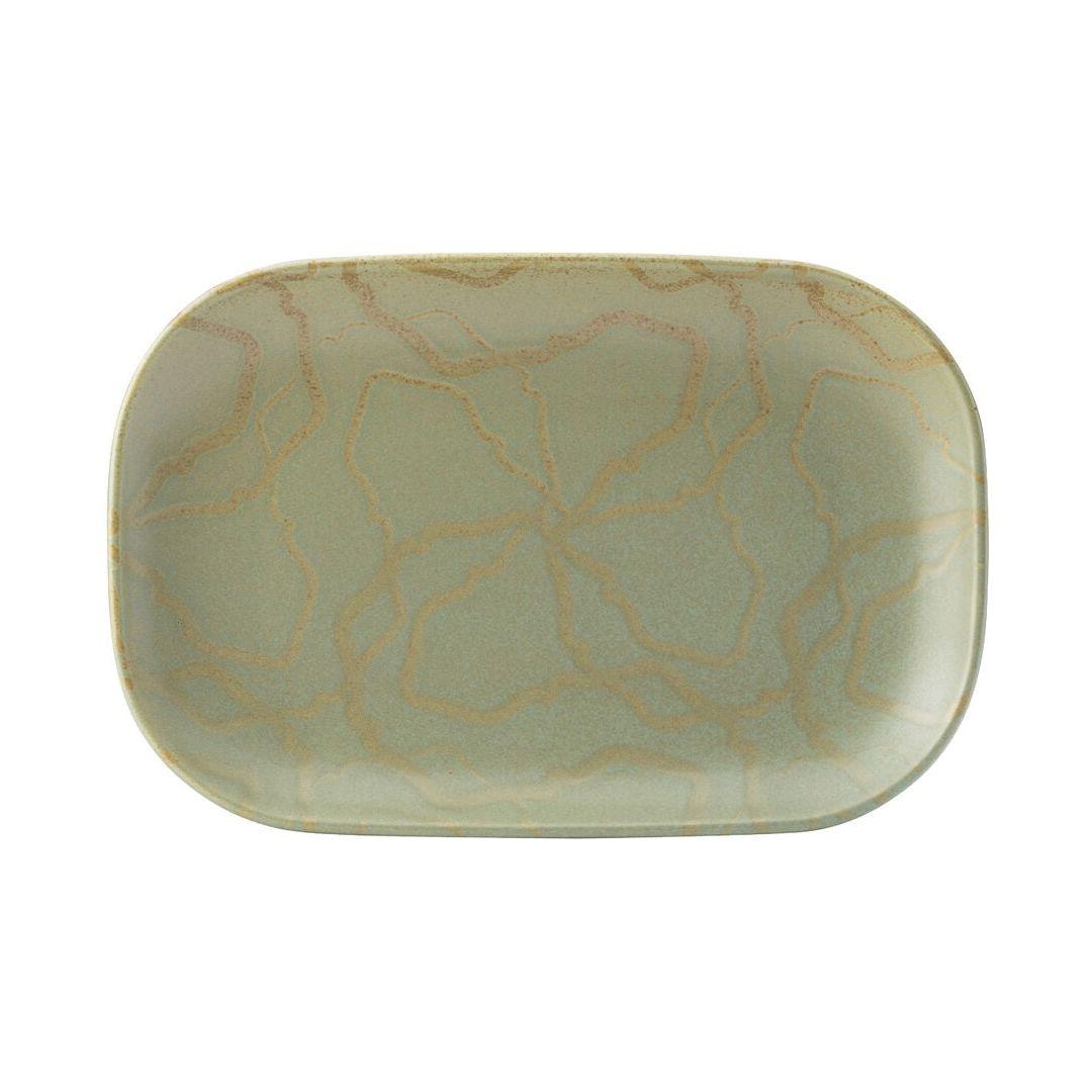 Maze Natural Kale Patterned Glaze Porcelain Tableware - BESPOKE77
