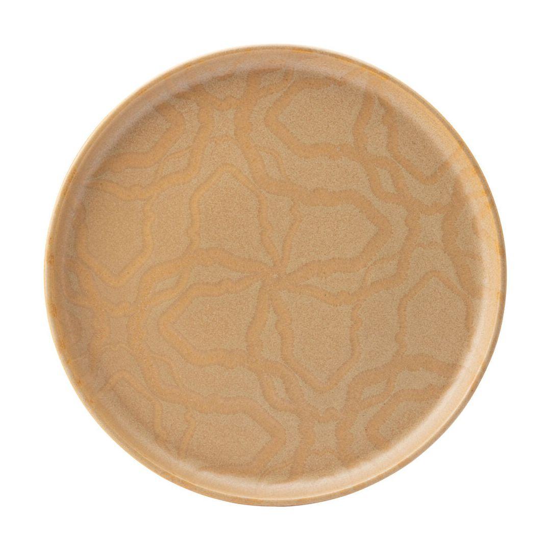 Maze Natural Flax Patterned Glaze Porcelain Tableware - BESPOKE77