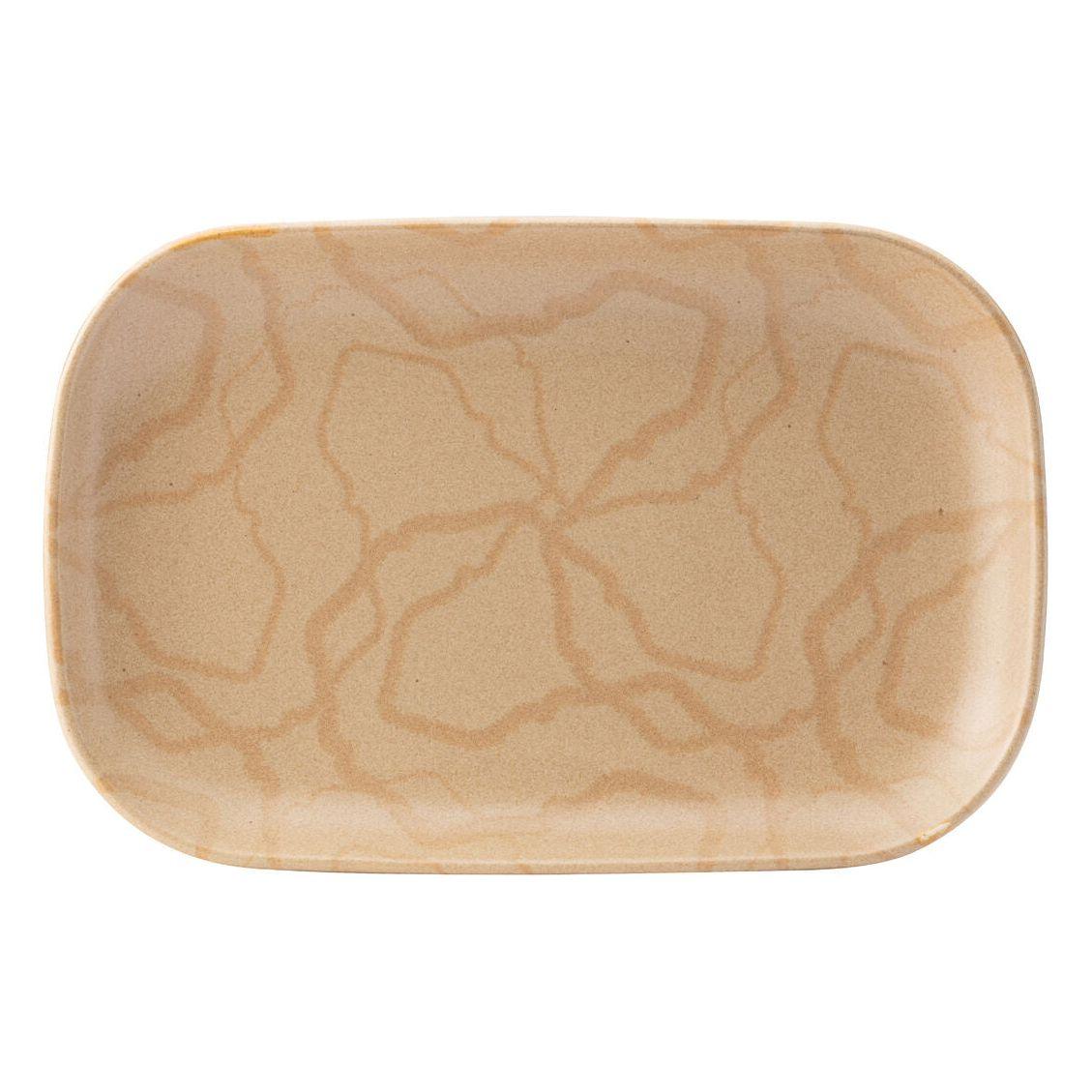 Maze Natural Flax Patterned Glaze Porcelain Tableware - BESPOKE77