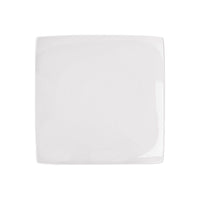 Pure White Porcelain Square Plate 8" (20.5cm) - BESPOKE77