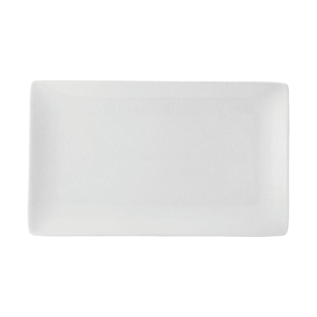 Pure White Porcelain Rectangular Plate 11x 6.25" (28 x 16cm) - BESPOKE77