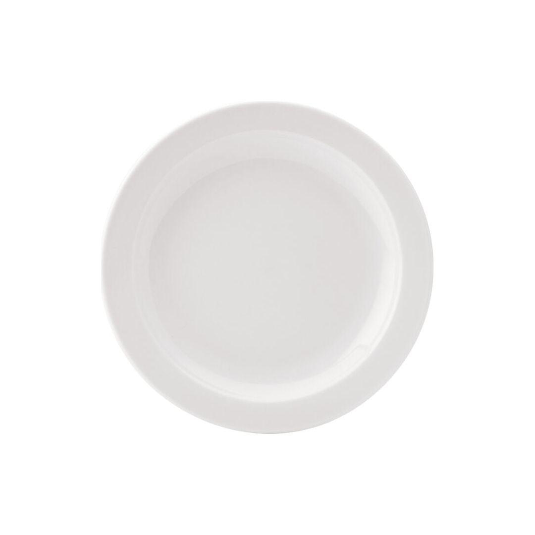 Pure White Porcelain Narrow Rim Plates - BESPOKE77