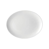 Pure White Porcelain Oval Plates - BESPOKE77