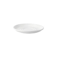 Pure White Double Well Porcelain Saucers - BESPOKE77