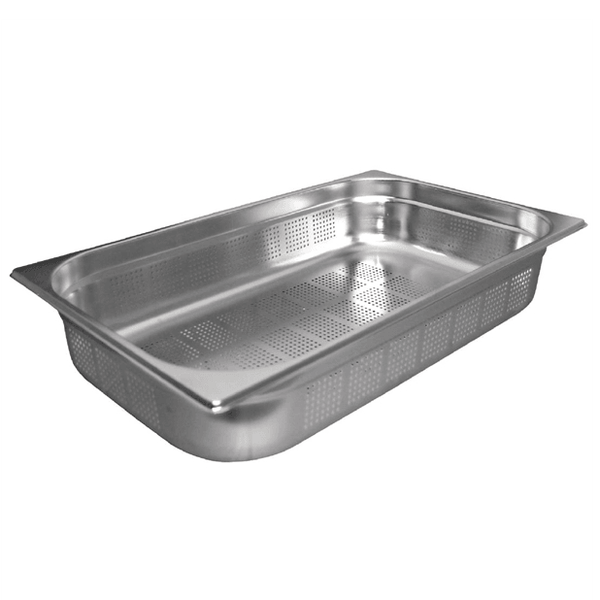 Stainless Steel Perforated Gastronorm 1/1 Pan - Various Sizes - BESPOKE77