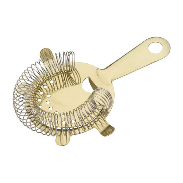 Gold Cocktail Strainer 4 Prong - BESPOKE77