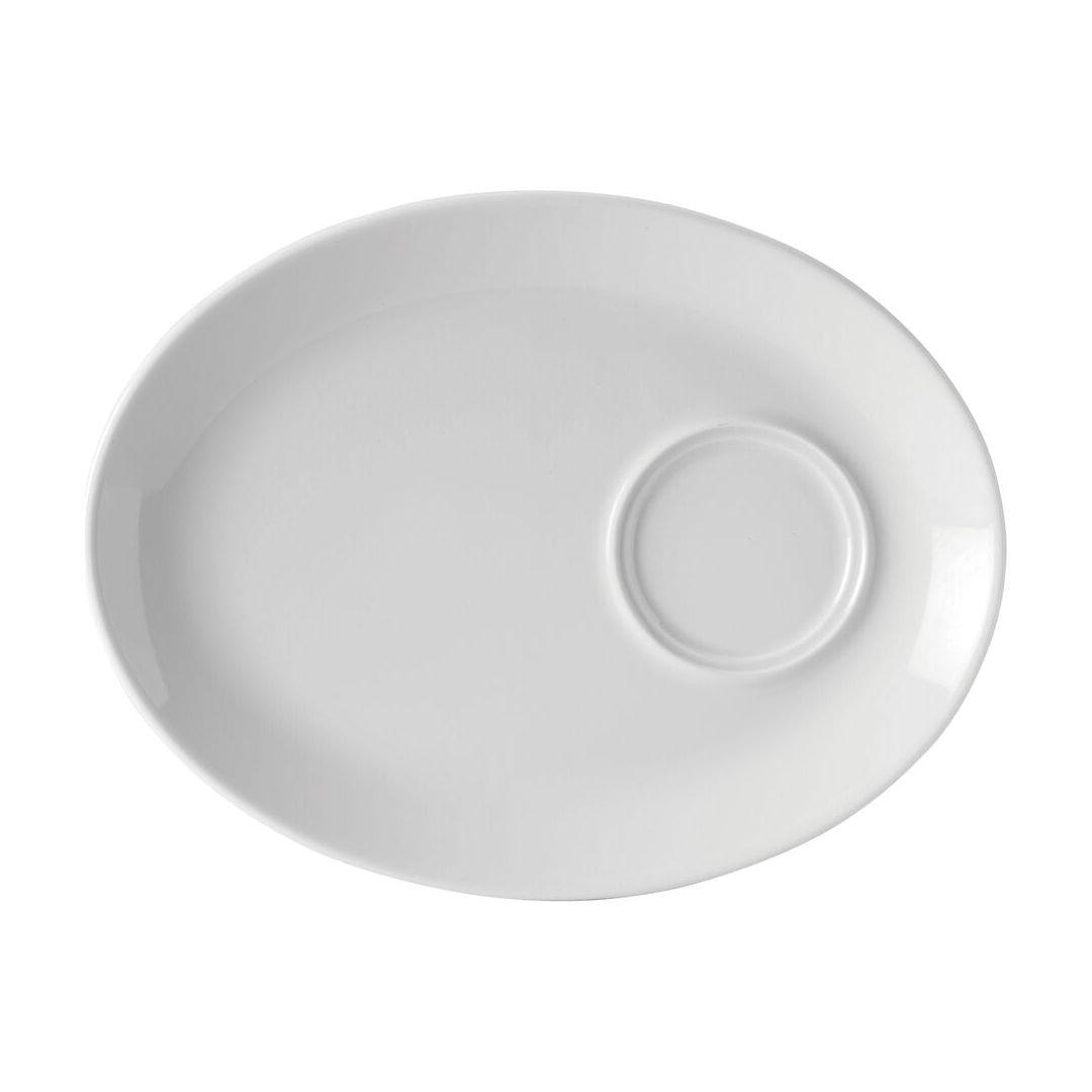 Titan Porcelain Oval Gourmet Plate 11" (28cm) - BESPOKE77