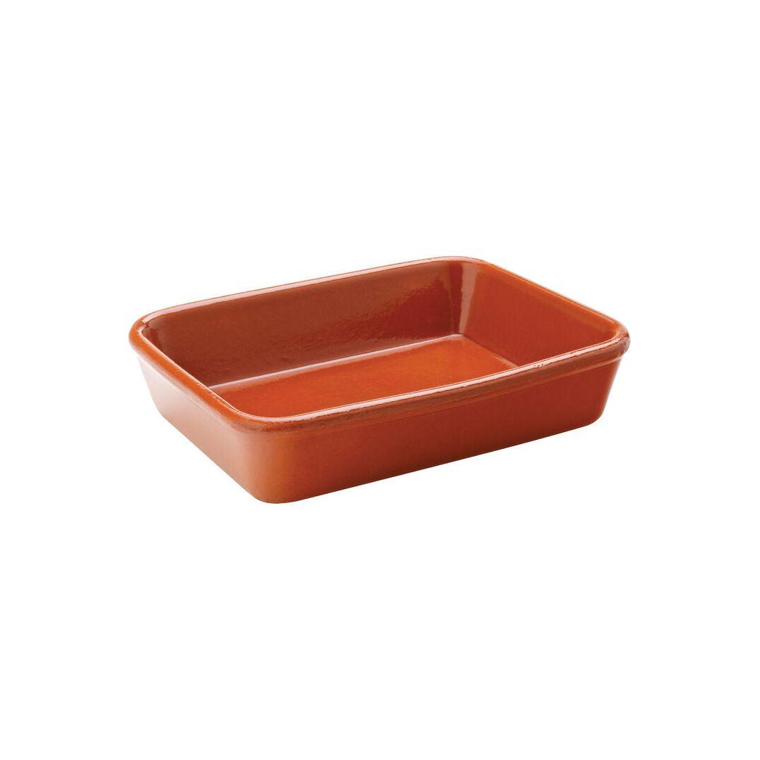 Rectangular Terracotta Dish 7.5 x 5.5" (19 x 14cm) 19.75oz - BESPOKE77