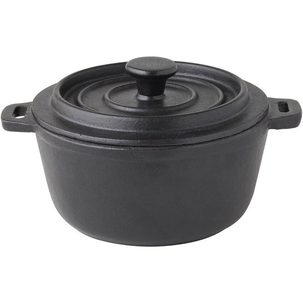 Cast Iron Round Black Casserole Dishes - BESPOKE77