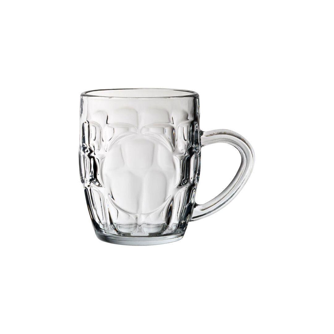 Dimple Traditional Glass Beer Tankards - BESPOKE77