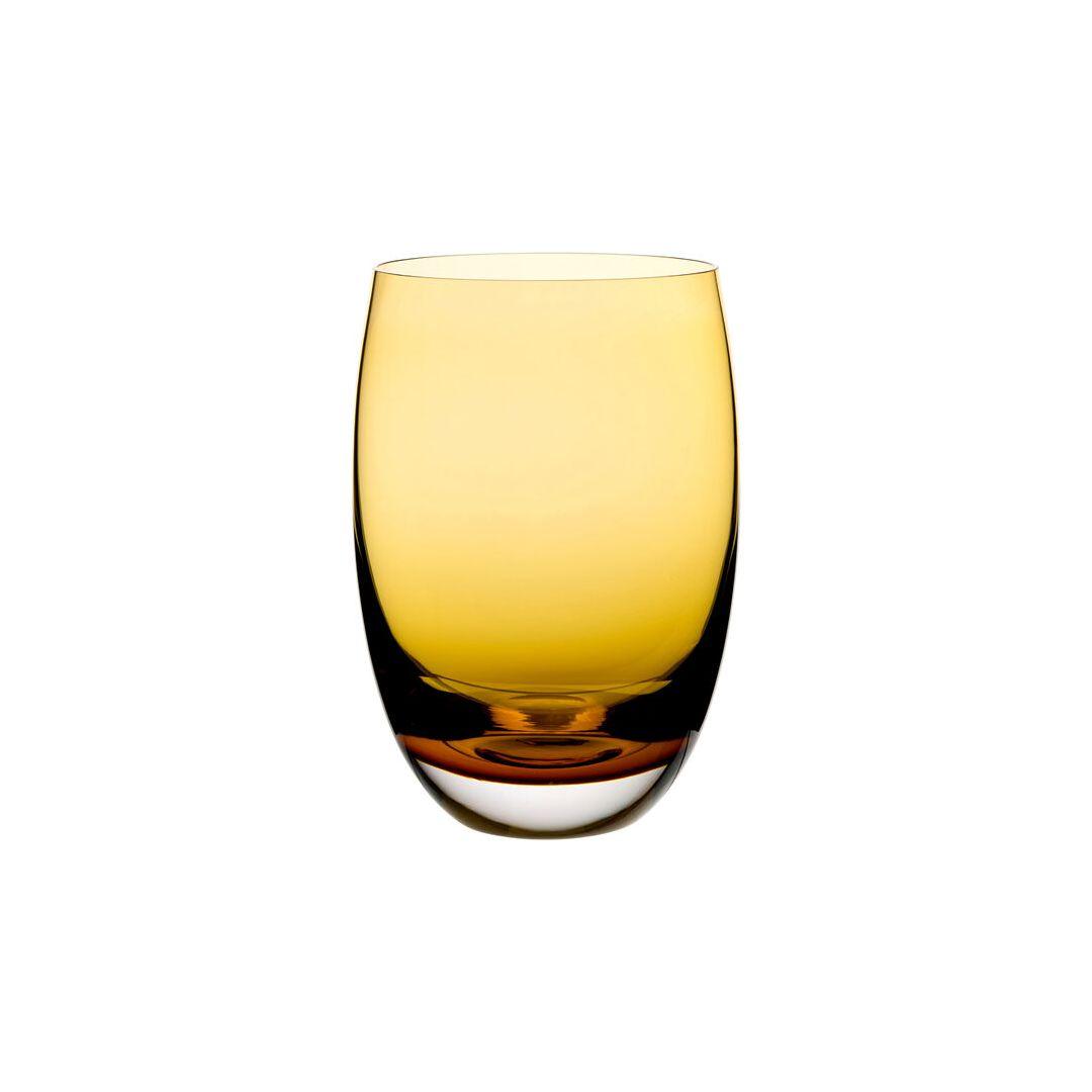 Nudeglass Crystal O Tumbler Amber - BESPOKE77