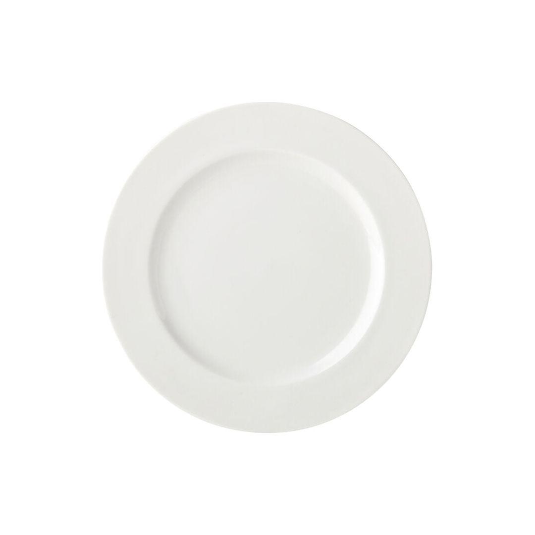 Anton Black Fine China White Plates - BESPOKE77