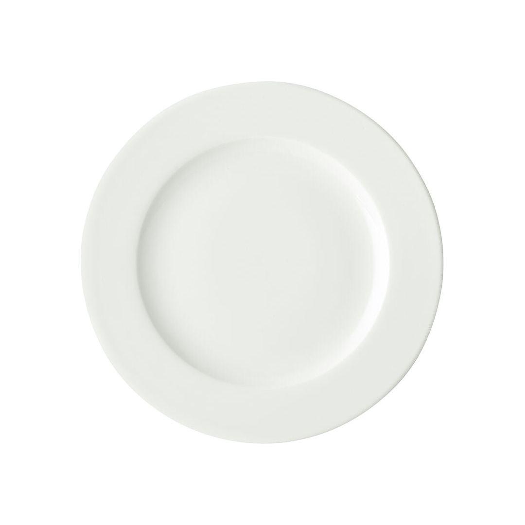 Anton Black Fine China White Plates - BESPOKE77