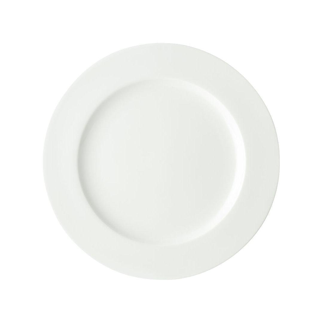 Anton Black Fine China White Plates - BESPOKE77