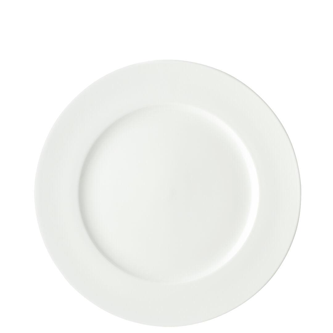 Anton Black Fine China White Plates - BESPOKE77