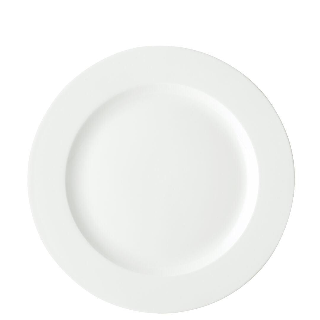 Anton Black Fine China White Plates - BESPOKE77