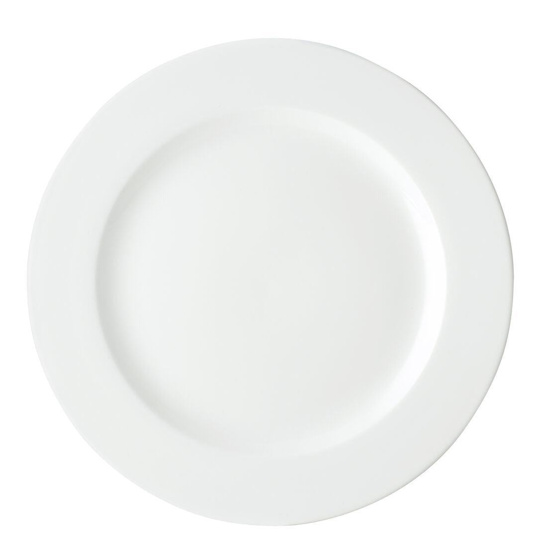 Anton Black Fine China White Plates - BESPOKE77