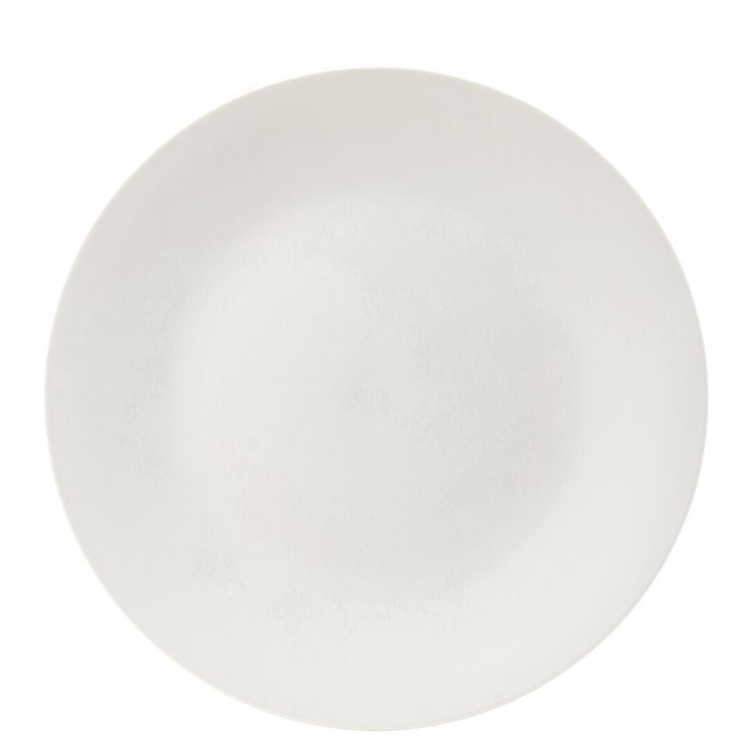 Anton Black Fine China White Plates - BESPOKE77