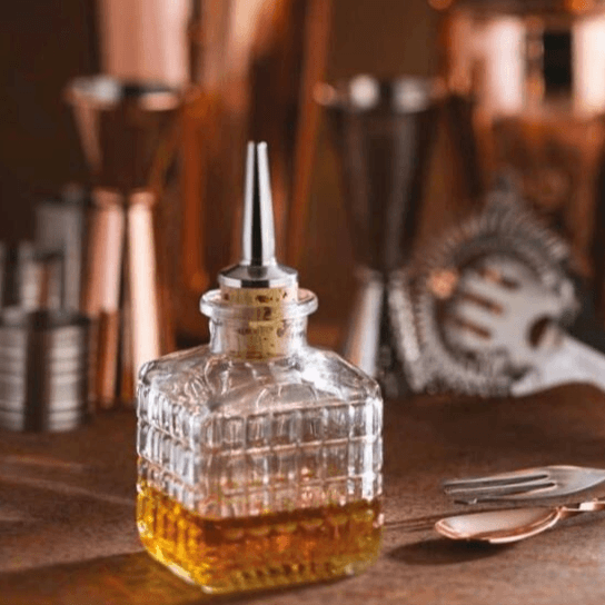 Bitters Bottle 3.5oz (10cl) Gold Top - BESPOKE77